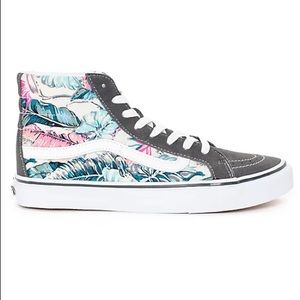 Tropical High Top Vans